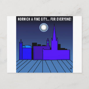 Carte Postale Norwich est une belle ville pour tous