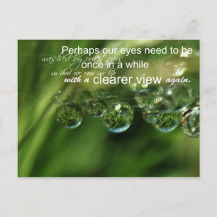 CARTE POSTALE NOS YEUX DOIVENT PEUT-ÊTRE ÊTRE LAVÉS PAR NOS LARM