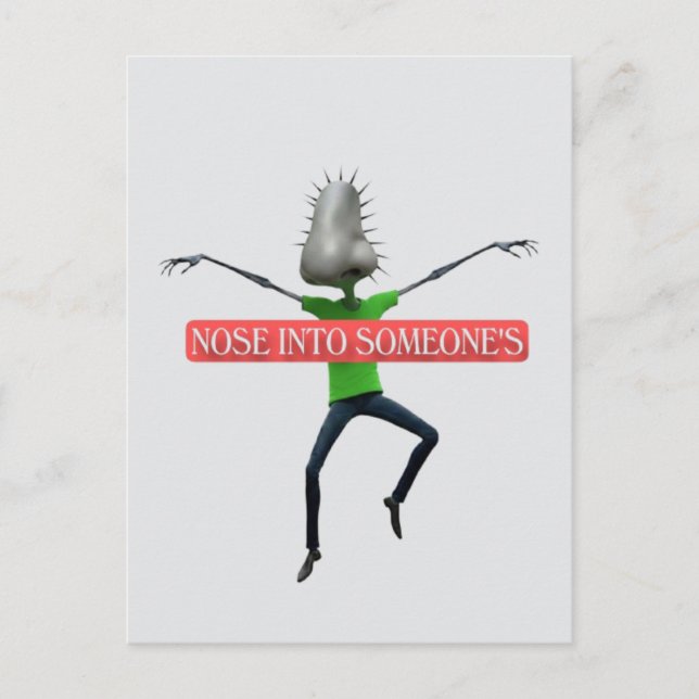 Carte Postale Nosey business (Devant)