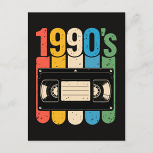 Carte Postale nostalgie des VHS des années 90