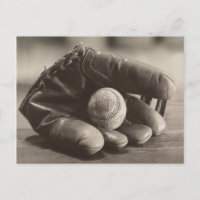 Nostalgie du baseball - Mitt et Baseball