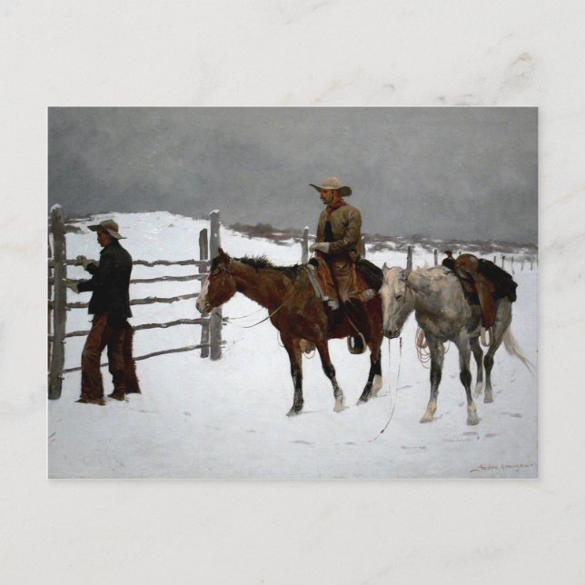 Carte Postale Nostalgie occidentale (Devant)