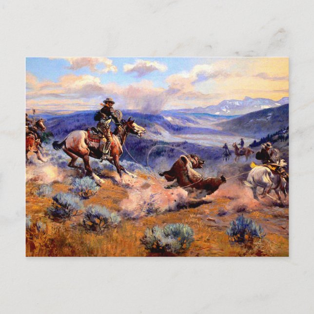 Carte Postale Nostalgie occidentale (Devant)