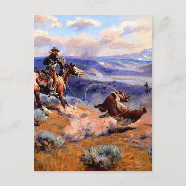 Carte Postale Nostalgie occidentale (Devant)