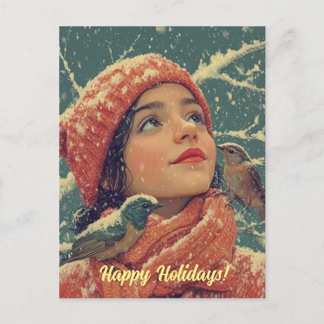 Carte postale Nostalgique de Noël (Devant)