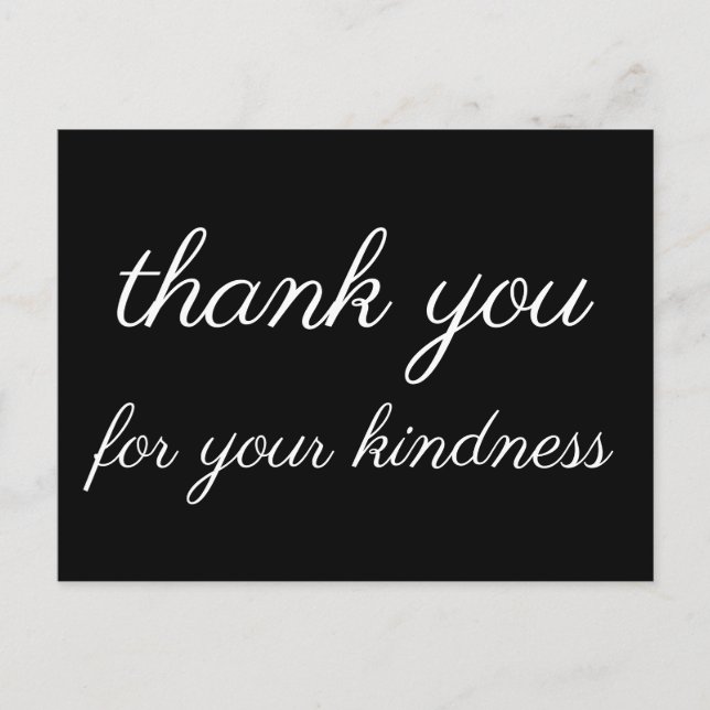 Carte postale nostalgique de remerciement pour vot (Devant)