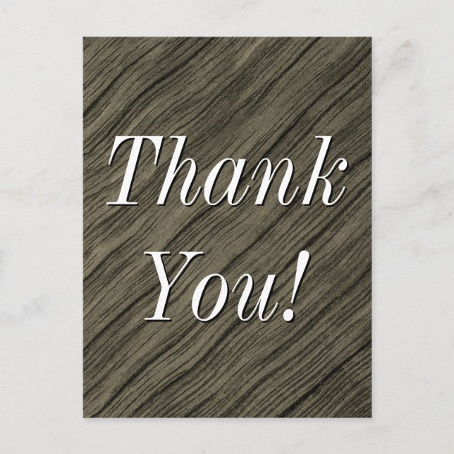 Carte postale nostalgique et vintage de "Remerciem (Devant)