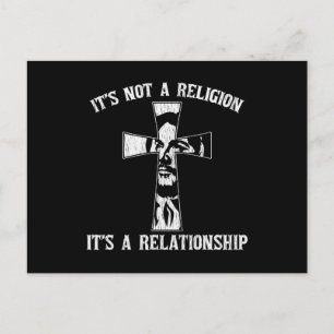 Carte Postale Not Religion It's A Relationship Jesus Christian