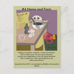 Carte Postale Note #4 Nom et formulaire - de Dépendants Arrivés