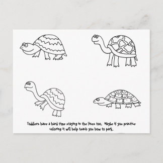 Carte Postale Note de stationnement incorrecte