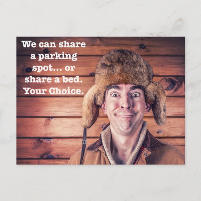 Carte Postale Note de stationnement incorrecte (Devant)