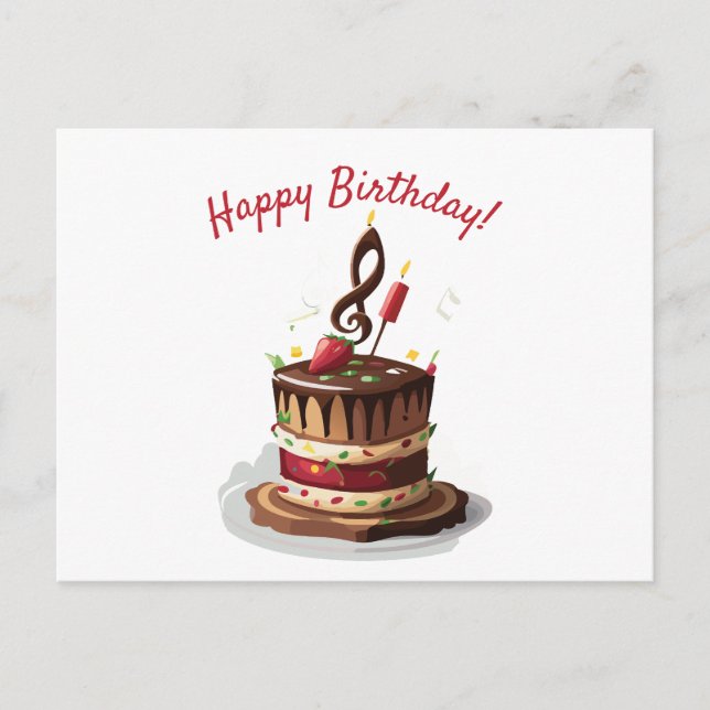 Carte Postale Note musicale (Devant)