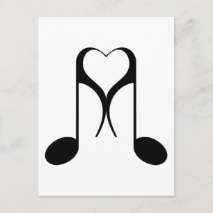Carte Postale notes d'amour : 8e note :