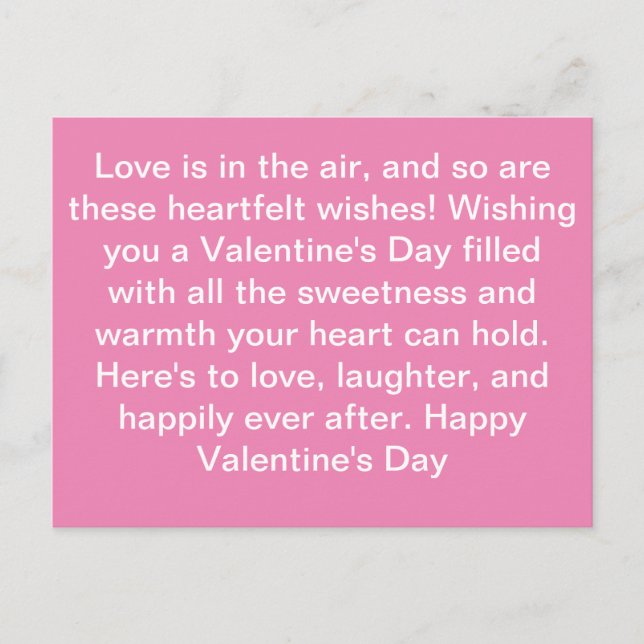 Carte Postale Notes d'amour : Envoi de douceur à votre façon (Devant)