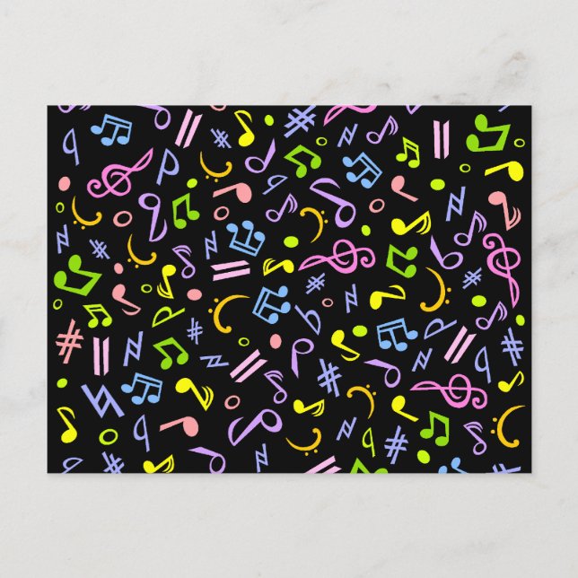 Carte Postale notes vives (Devant)