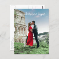 Notre aventure commence Lune de miel Mariage Merci