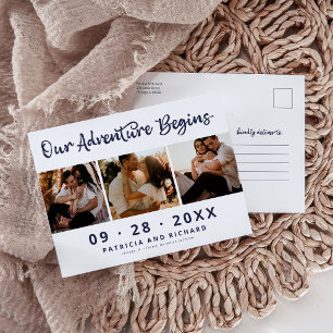 Carte Postale Notre aventure commence, sauvegardez la date 3 Pho