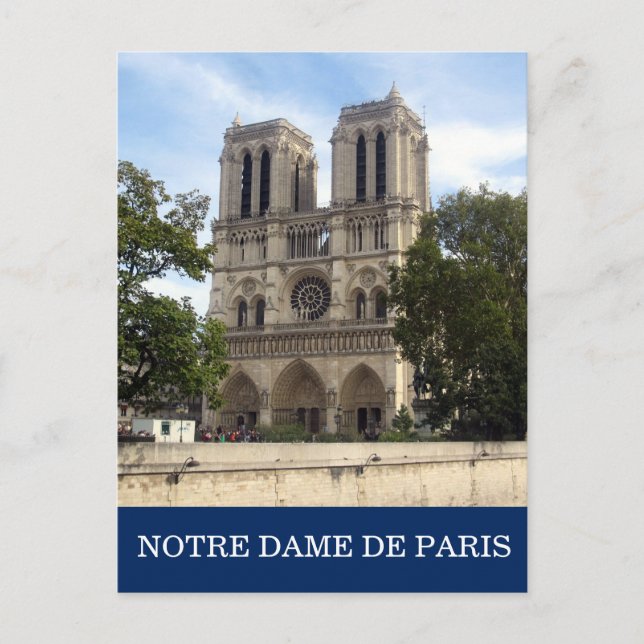 Carte Postale notre dame de paris (Devant)