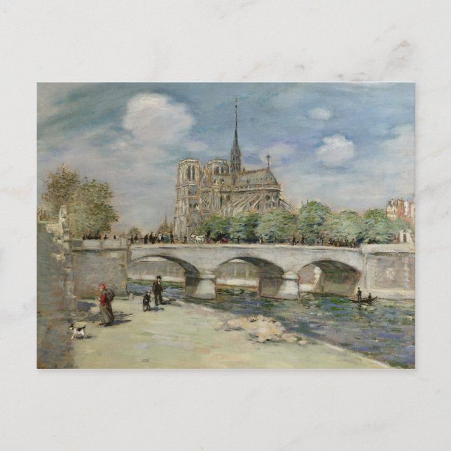 Carte Postale Notre Dame de Paris, vers 1900 (Devant)