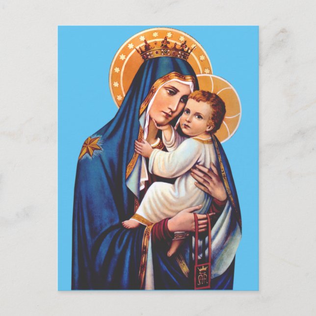 Carte Postale Notre-Dame du Mont-Carmel Art dévotionnel (Devant)