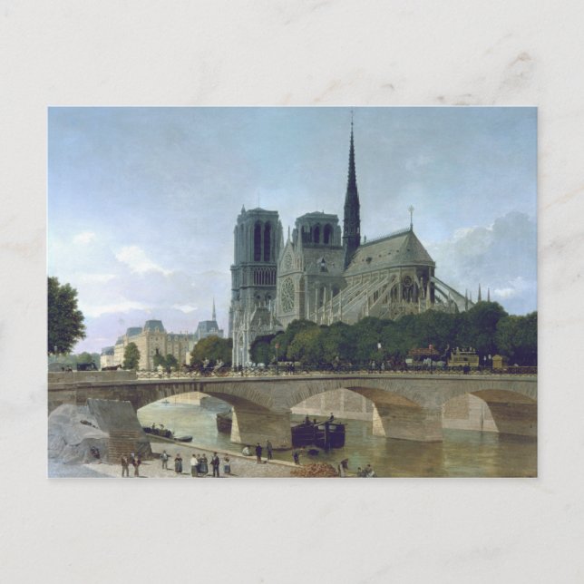 Carte Postale Notre-Dame, Paris, 1884 (Devant)