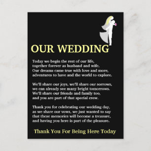 Carte Postale Notre Mariage