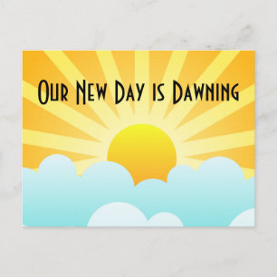 Carte Postale Notre Nouveau Jour se Lève