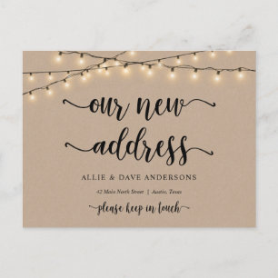 Carte Postale Notre nouvelle adresse résidentielle, Faire-part m