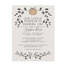 Notre Petit Citrouille Fête Son Premier Anniversai