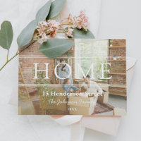 Notre premier Faire-part de déménagement photo à d