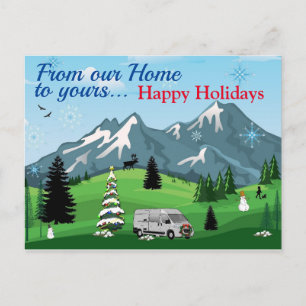 Carte Postale Notre Van chez Vous 