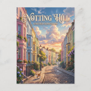Carte Postale Notting Hill Royaume-Uni