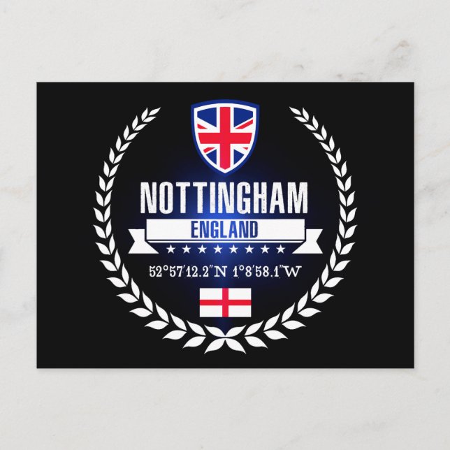Carte Postale Nottingham (Devant)