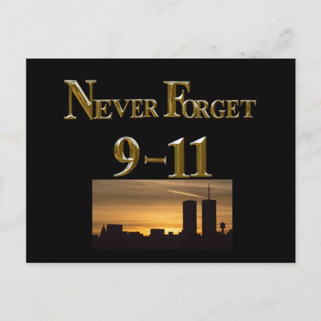 CARTE POSTALE N'OUBLIEZ JAMAIS 9-11 (Devant)