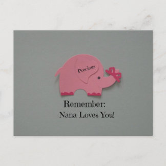 Carte Postale N'oubliez pas : Nana vous aime !