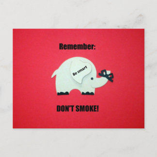 Carte Postale N'oubliez pas : Ne fumez pas !