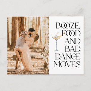 Carte Postale Nourriture Alcoolisée Mauvaises Danses Sauvegarder