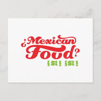 CARTE POSTALE NOURRITURE MEXICAINE