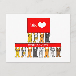 Carte Postale Nous Aimons Les Perfusionnistes