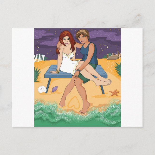 Carte Postale Nous Appartenons À La Mer (Devant)