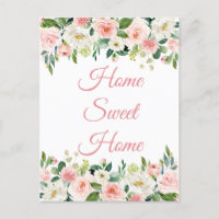 Nous avons déménagé à la maison Sweet Home Floral 
