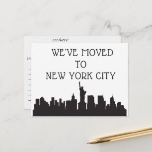 Carte Postale Nous avons déménagé à New York City