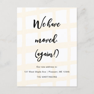 Carte Postale Nous avons déménagé à nouveau drôle Faire-part de 