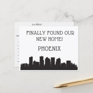 Carte Postale Nous avons déménagé à Phoenix