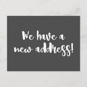 Carte Postale Nous avons déménagé dans une nouvelle maison   let