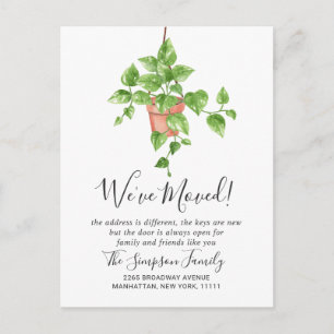 Carte Postale Nous avons déménagé Faire-part mobile