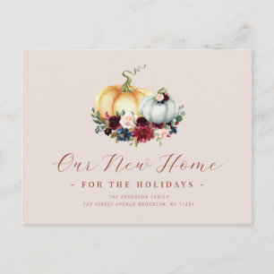 Carte Postale Nous avons déménagé grâces faire-part en mouvement