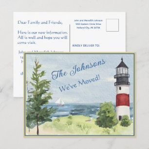 Carte Postale Nous avons déménagé le budget de l'eau du phare