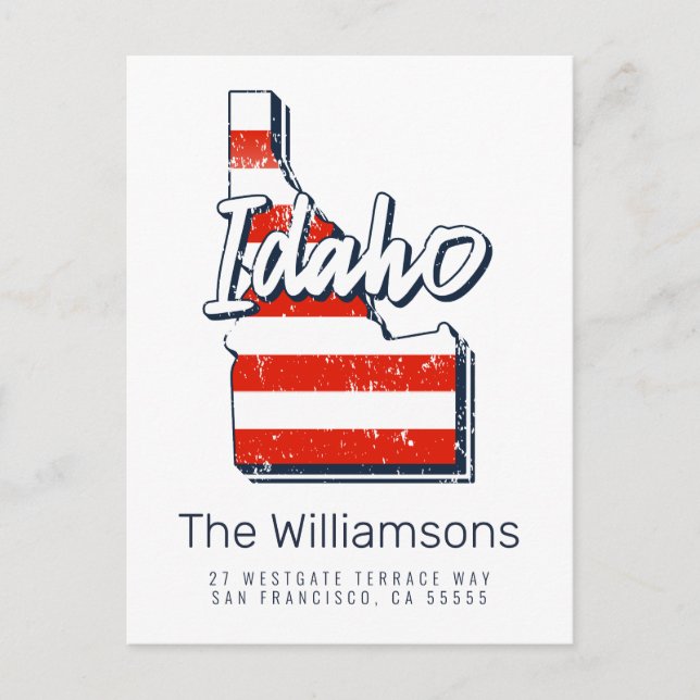 Carte Postale Nous avons déménagé | Nouvelle adresse | Idaho (Devant)