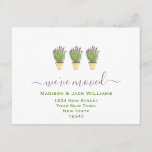 Carte Postale Nous avons déménagé   Nouvelle adresse   Nouvelle 